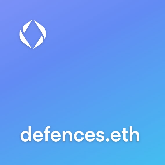 NFT called defences.eth