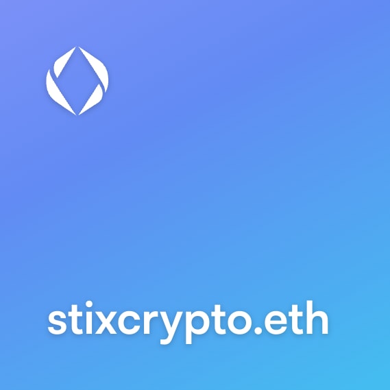 NFT called stixcrypto.eth