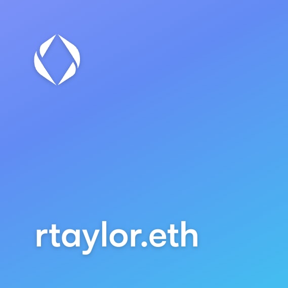 NFT called rtaylor.eth