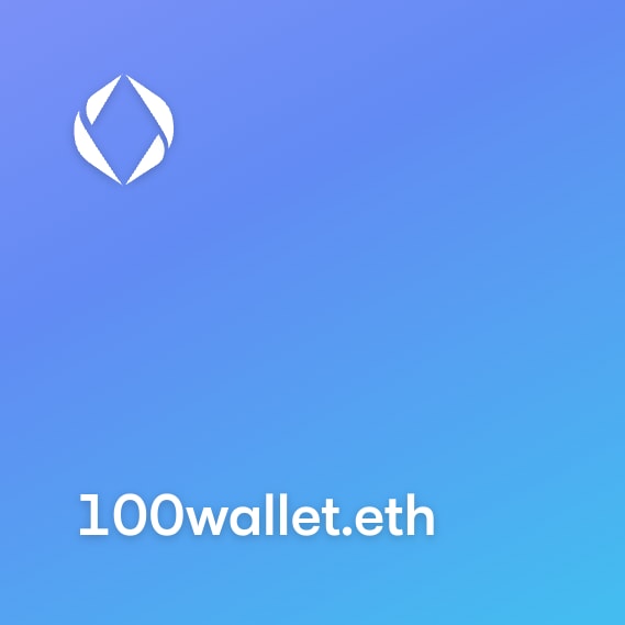 NFT called 100wallet.eth