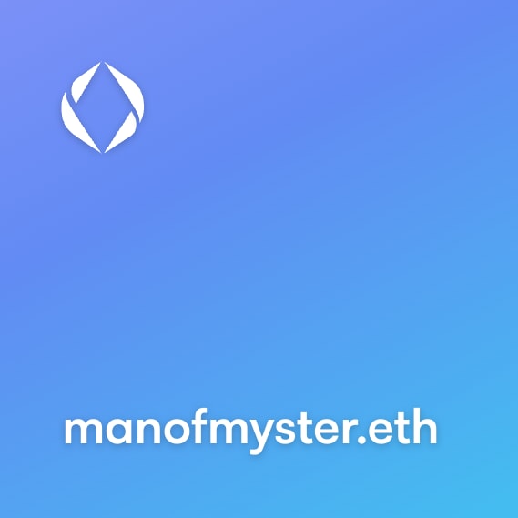 NFT called manofmyster.eth