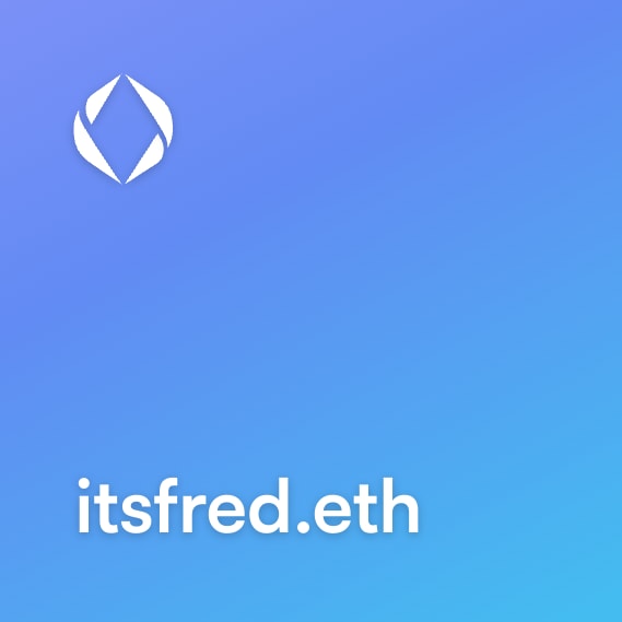 NFT called itsfred.eth