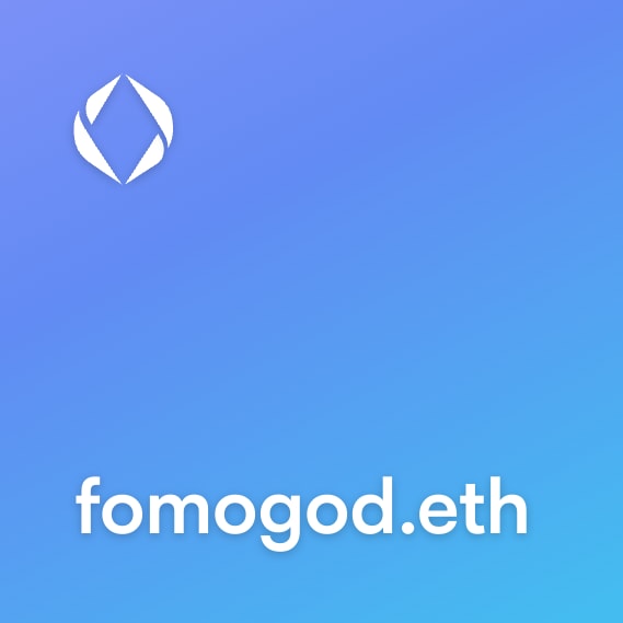 NFT called fomogod.eth