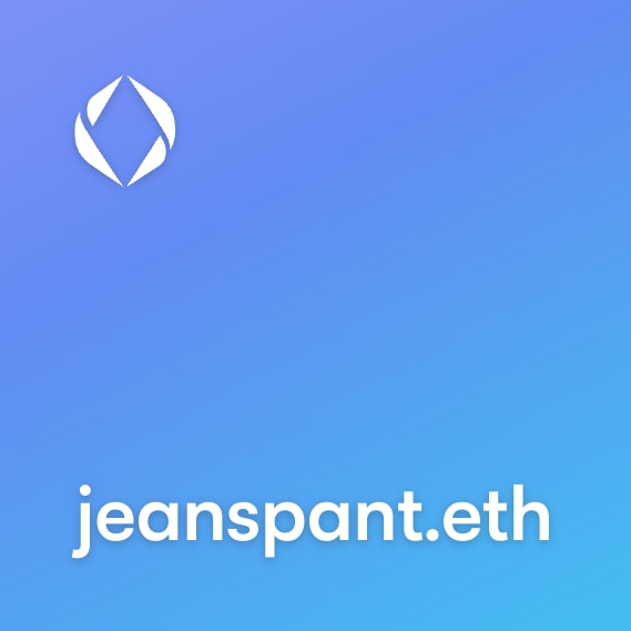 NFT called jeanspant.eth
