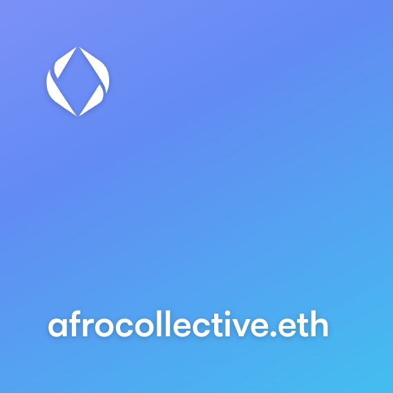 NFT called afrocollective.eth