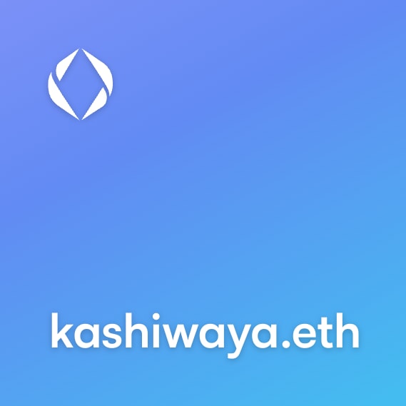 NFT called kashiwaya.eth