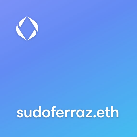 NFT called sudoferraz.eth