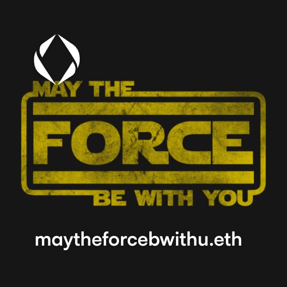 NFT called maytheforcebwithu.eth