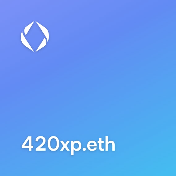 NFT called 420xp.eth