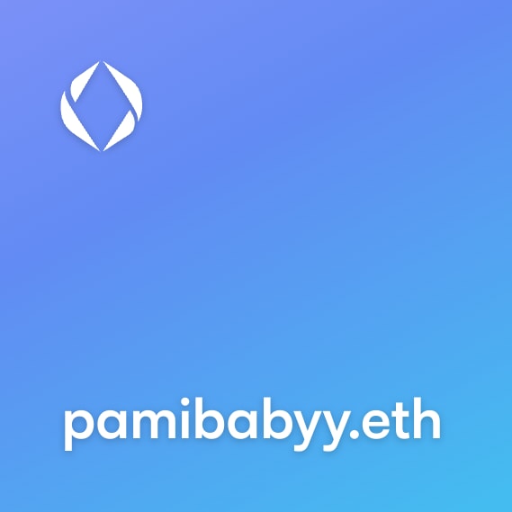 NFT called pamibabyy.eth