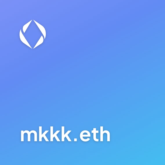 NFT called mkkk.eth