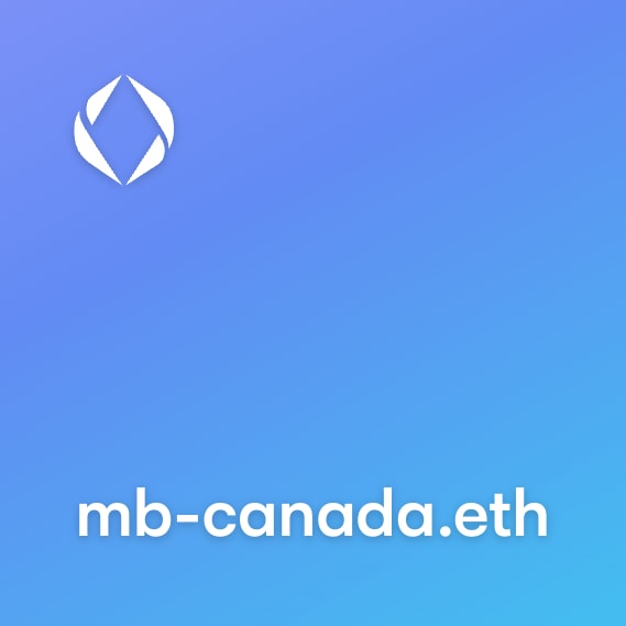 NFT called mb-canada.eth