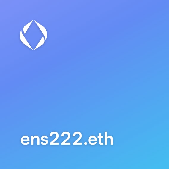 NFT called ens222.eth