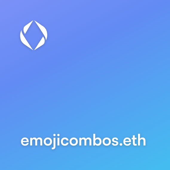 NFT called emojicombos.eth