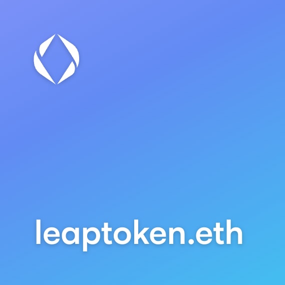 NFT called leaptoken.eth