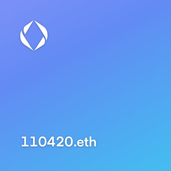 NFT called 110420.eth