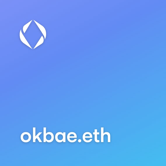 NFT called okbae.eth