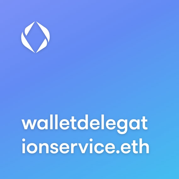 NFT called walletdelegationservice.eth