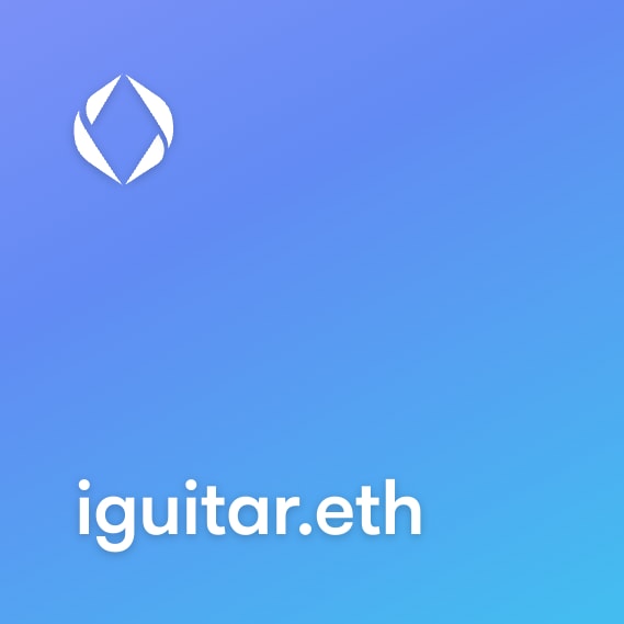 NFT called iguitar.eth