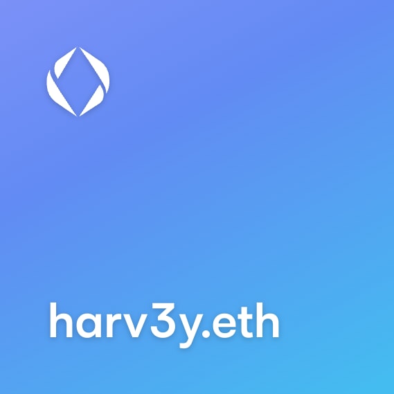 NFT called harv3y.eth