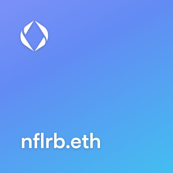 NFT called nflrb.eth