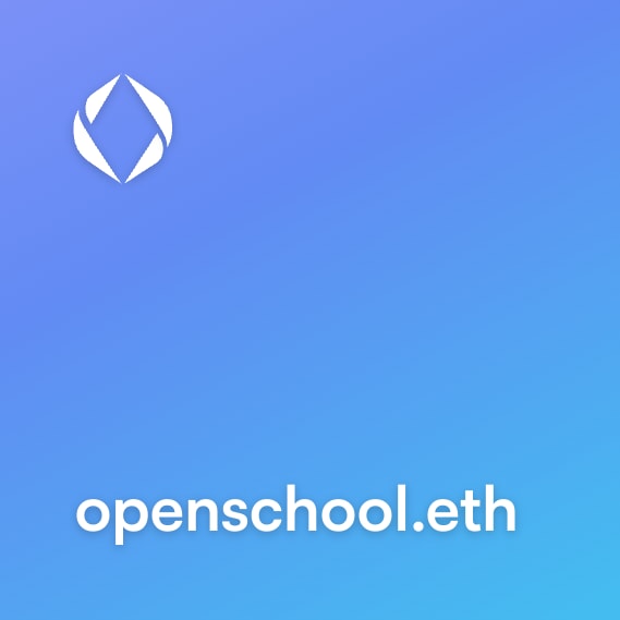 NFT called openschool.eth