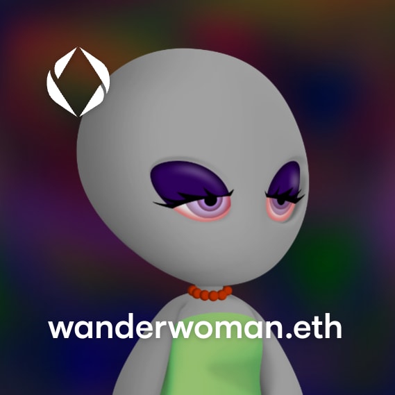 NFT called wanderwoman.eth