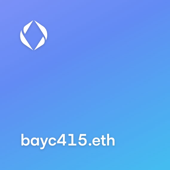 NFT called bayc415.eth