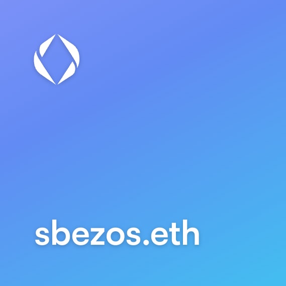 NFT called sbezos.eth