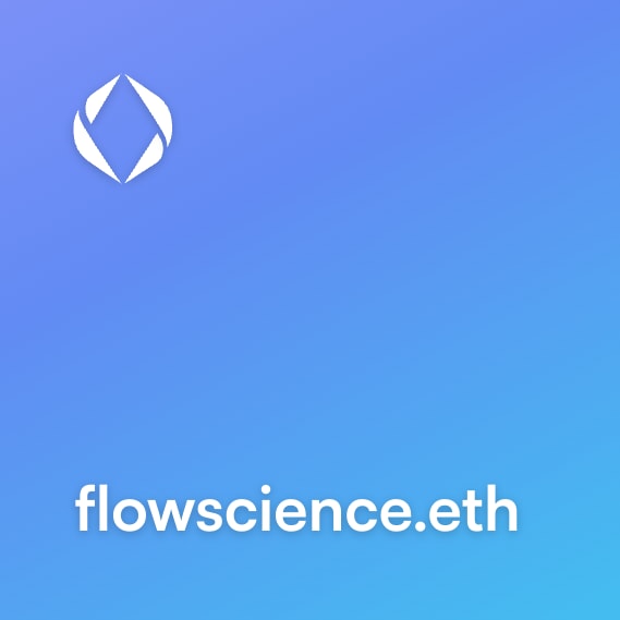 NFT called flowscience.eth