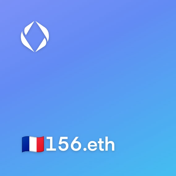 NFT called 🇫🇷156.eth