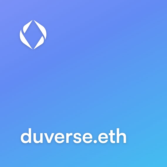 NFT called duverse.eth