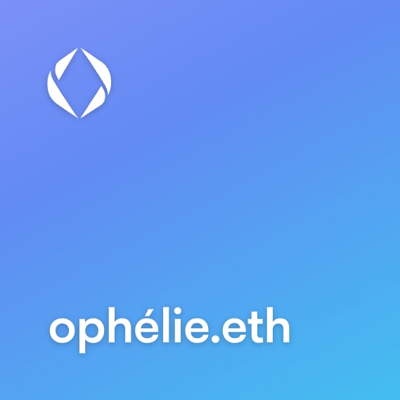 NFT called ophélie.eth