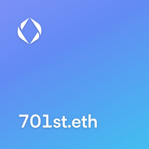 NFT called 701st.eth