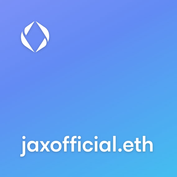 NFT called jaxofficial.eth