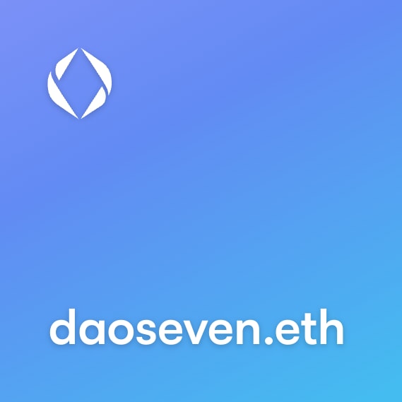 NFT called daoseven.eth