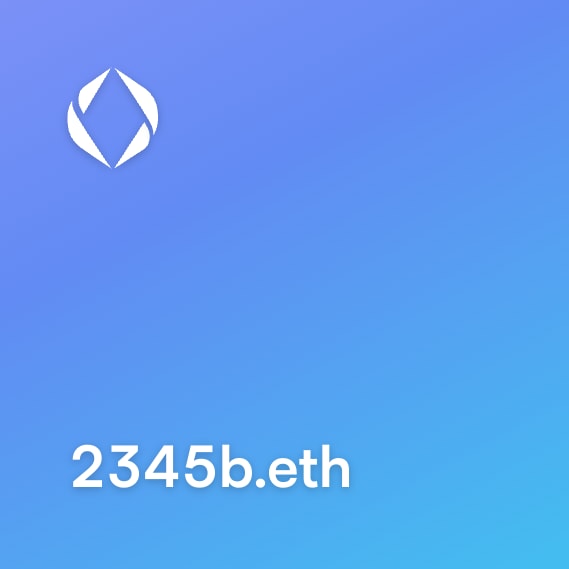 NFT called 2345b.eth