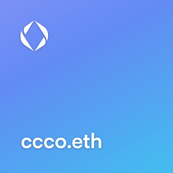 NFT called ccco.eth