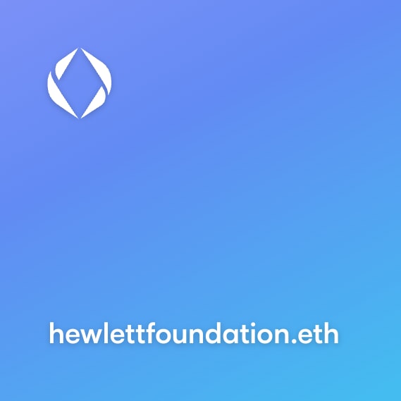 NFT called hewlettfoundation.eth