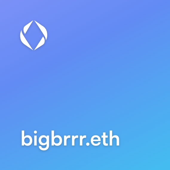 NFT called bigbrrr.eth