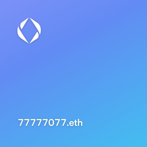 NFT called 77777077.eth