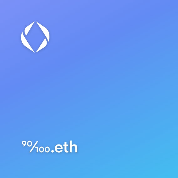 NFT called 90⁄100.eth