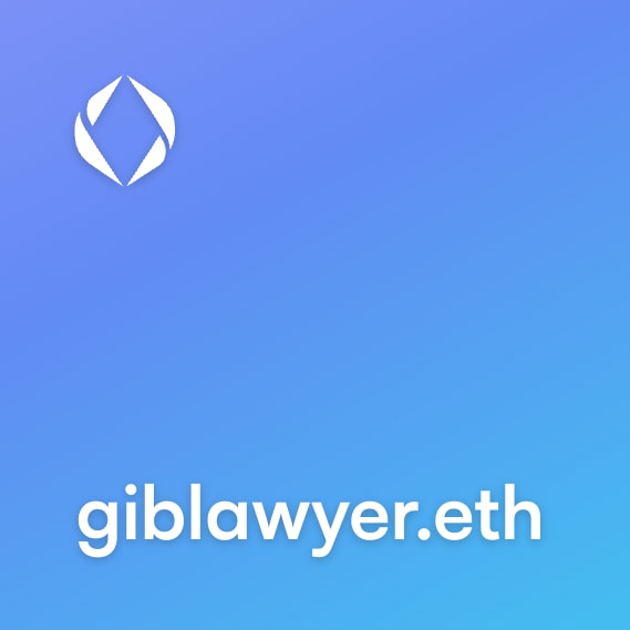 NFT called giblawyer.eth