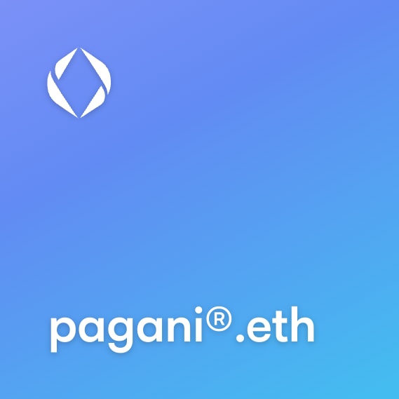 NFT called pagani®.eth