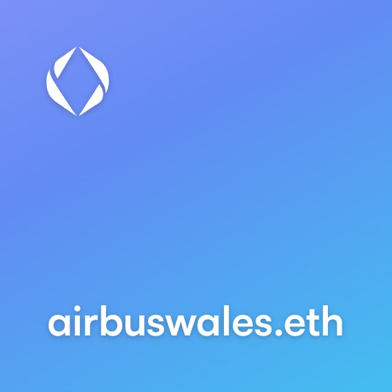 NFT called airbuswales.eth