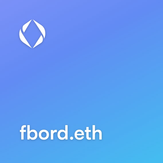 NFT called fbord.eth