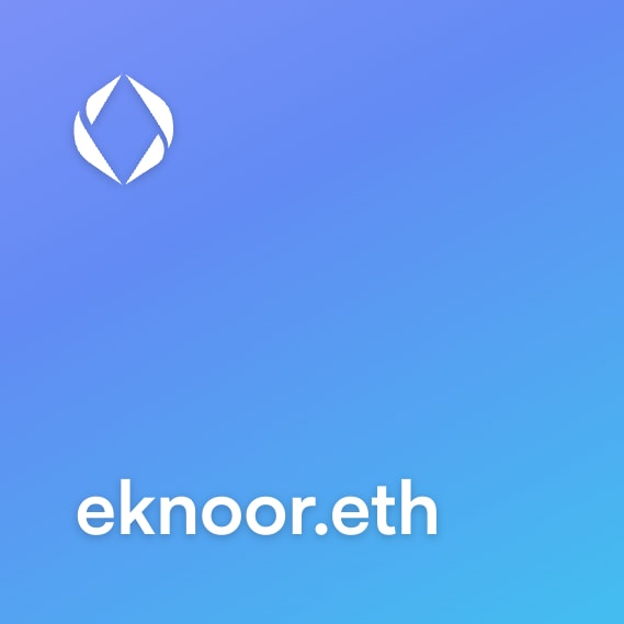 NFT called eknoor.eth