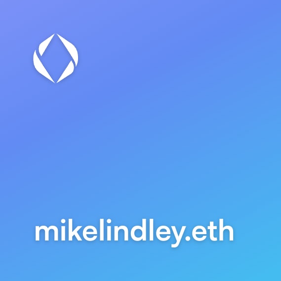 NFT called mikelindley.eth
