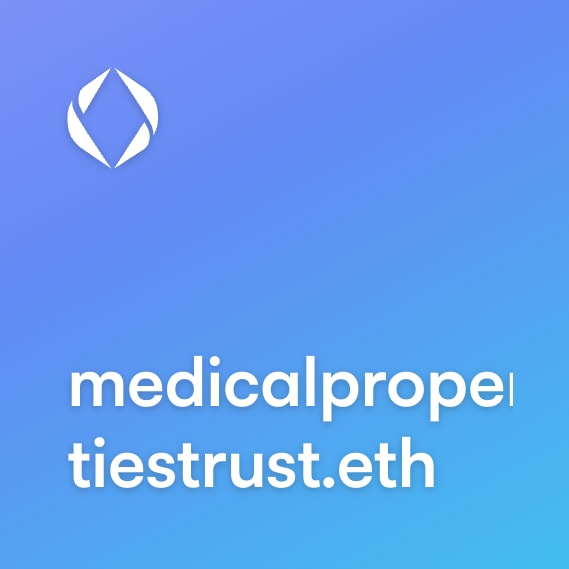 NFT called medicalpropertiestrust.eth