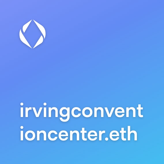 NFT called irvingconventioncenter.eth